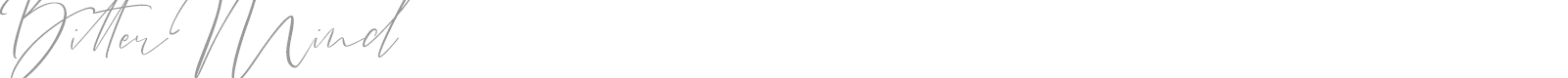 Bitter Mind font preview